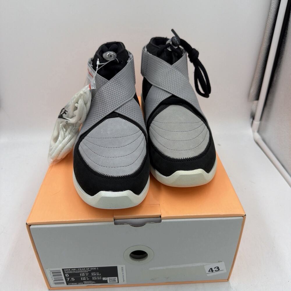 Size 6 - Nike Air Fear of God Raid Black Atmosphere Grey